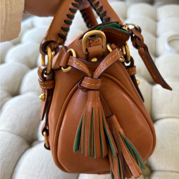 NWT Dooney & Bourke Nano Florentine Satchel in Natural - Picture 13 of 16